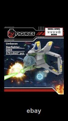 Lego Star Wars Custom AVfigures Umbaran Starfighter Set 3005