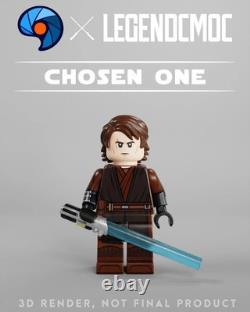 Lego Star Wars Custom Minifigure Baggles Studios Anakin & Obi Wan & Ahsoka Rare