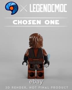 Lego Star Wars Custom Minifigure Baggles Studios Anakin & Obi Wan & Ahsoka Rare