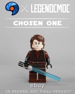 Lego Star Wars Custom Minifigure Baggles Studios Anakin & Obi Wan & Ahsoka Rare