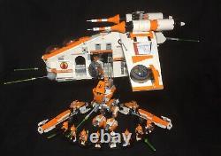 Lego Star Wars Custom Republic Gunship 75021 MOC 212th Commander Cody Orange