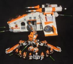 Lego Star Wars Custom Republic Gunship 75021 MOC 212th Commander Cody Orange