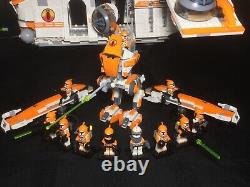 Lego Star Wars Custom Republic Gunship 75021 MOC 212th Commander Cody Orange