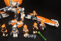 Lego Star Wars Custom Republic Gunship 75021 MOC 212th Commander Cody Orange