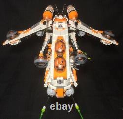 Lego Star Wars Custom Republic Gunship 75021 MOC 212th Commander Cody Orange