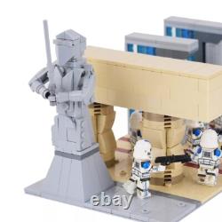 Lego Star Wars Episode 3 Order 66 Battle Diorama Custom MOC 554pcs 6 mini figs