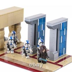 Lego Star Wars Episode 3 Order 66 Battle Diorama Custom MOC 554pcs 6 mini figs