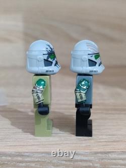 Lego Star Wars Grandpa Clone Customs Nemec and Fireball (official helmets)