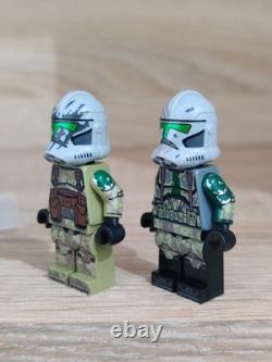 Lego Star Wars Grandpa Clone Customs Nemec and Fireball (official helmets)