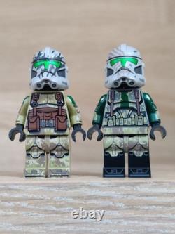 Lego Star Wars Grandpa Clone Customs Nemec and Fireball (official helmets)