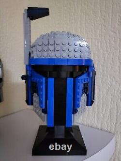 Lego Star Wars Jango Fett Helmet Custom Built With Genuine Lego Bricks