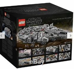Lego Star Wars Millennium Falcon (75192) with Custom Display Stand NEW & Sealed
