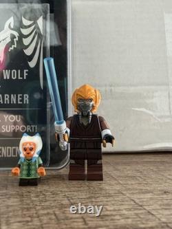Lego Star Wars Minifigure Plo koon & Baby Ahsoka Baggles Studio Light Custom