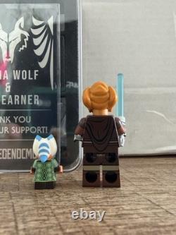 Lego Star Wars Minifigure Plo koon & Baby Ahsoka Baggles Studio Light Custom