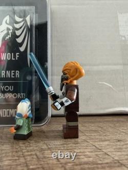 Lego Star Wars Minifigure Plo koon & Baby Ahsoka Baggles Studio Light Custom