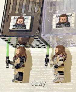 Lego Star Wars abnormal Armoured Qui Gon Jin Set Custom (1/150 and 1/55)