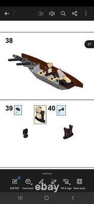 Lego Wookie Catamaran Custom Build Star Wars Minifigure Scale