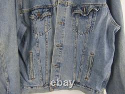 Levi's Hand Painted Denim Jacket Mens XL Darth Vader Star Wars Custom Trucker
