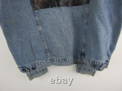 Levi's Hand Painted Denim Jacket Mens XL Darth Vader Star Wars Custom Trucker