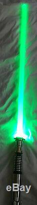 Luke Skywalker ROTJ Star Wars Custom Aluminum Lightsaber RGB LED Sound Force FX