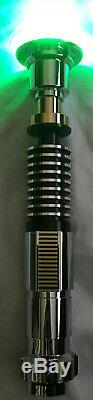 Luke Skywalker ROTJ Star Wars Custom Aluminum Lightsaber RGB LED Sound Force FX