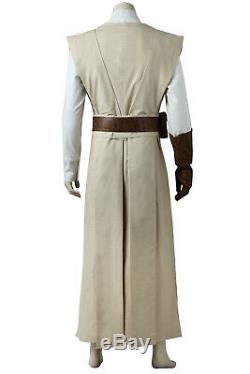 Luke Skywalker Star Wars 8 The Last Jedi Full Set Cosplay Costume Halloween