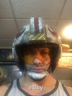 Luke X-Wing Helmet Cosplay Star Wars Custom