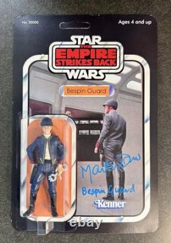 MARTIN DEW Signed Bespin Guard Star Wars Autograph Custom Figure ESB