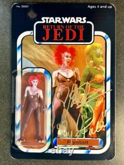 MERCEDES NGOH Signed Rystall Jabba's Dancer Star Wars Autograph Custom Figure