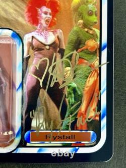 MERCEDES NGOH Signed Rystall Jabba's Dancer Star Wars Autograph Custom Figure