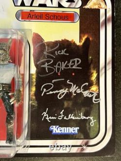 MULTI SIGNED Arleil Schous 3 Autographs Custom Star Wars Figure ANH
