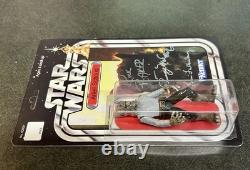 MULTI SIGNED Arleil Schous 3 Autographs Custom Star Wars Figure ANH