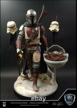 MYC Sculptures Custom MANDALORIAN Star Wars 1/4 Statue #23/99