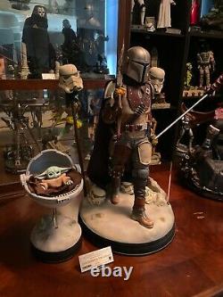 MYC Sculptures Custom MANDALORIAN Star Wars 1/4 Statue #23/99