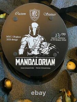 MYC Sculptures Custom MANDALORIAN Star Wars 1/4 Statue #23/99