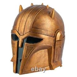 Mandalorian Armorer Helmet Custom Star Wars Prop Replica medieval