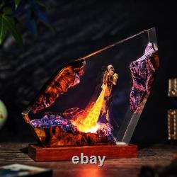 Mandalorian Diorama Night Light, Custom Star Epoxy Lamp, Resin Night Light Mandalorian Diorama Night Light, Custom Star Epoxy Lamp, Resin Night Light