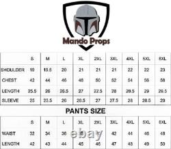 Mandalorian Star Wars Custom Flight Suit Cosplay Costume Inspire Boba Fett 3pcs