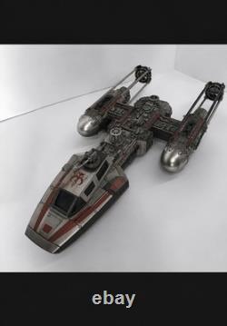 Mandalorian Y-Wing Commission Star Wars Andor Vintage Sith Kenner Custom Mandalorian Y-Wing Commission Star Wars Andor Vintage Sith Kenner Custom