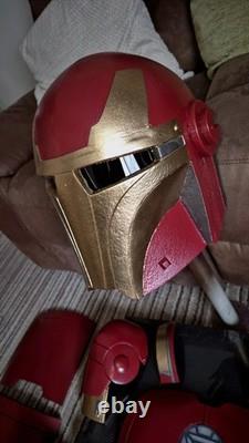 Mandalorian custom helmet star wars cosplay costume