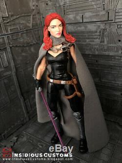 Mara Jade Skywalker CUSTOM Star Wars Black Series Action Figure Expanded Univers