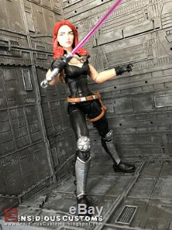 Mara Jade Skywalker CUSTOM Star Wars Black Series Action Figure Expanded Univers