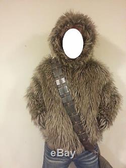 Marc Ecko Star Wars Chewbacca Reversible WARM Winter Coat CUSTOM STRAP Small