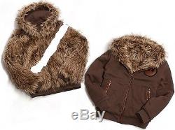 Marc Ecko Star Wars Chewbacca Reversible WARM Winter Coat CUSTOM STRAP Small