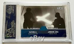 Mark Hamill & James Earl Jones STAR WARS DUAL Signed Custom CARD 1/1 PSA/DNA