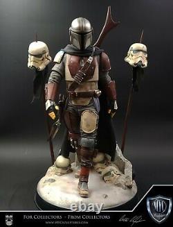 Myc Sculptures Mandalorian & The Child 1/4 Scale Custom Statue Star Wars Fan Art