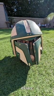 Mynocksden Resin Mandalorian Recon Helmet Costume Cosplay Star Wars pads/visor