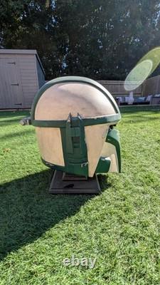 Mynocksden Resin Mandalorian Recon Helmet Costume Cosplay Star Wars pads/visor