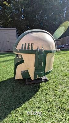 Mynocksden Resin Mandalorian Recon Helmet Costume Cosplay Star Wars pads/visor