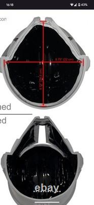 Mynocksden Resin Mandalorian Recon Helmet Costume Cosplay Star Wars pads/visor